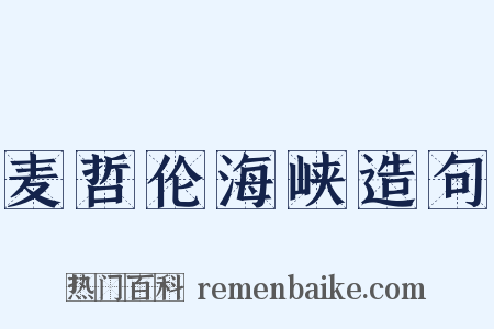 麦哲伦海峡造句是什么意思的图片